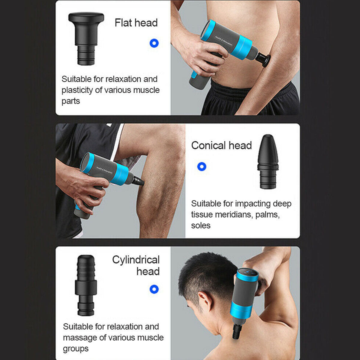 Muscle Massage Gun – Deep Tissue Percussion Massager 6800 RPM