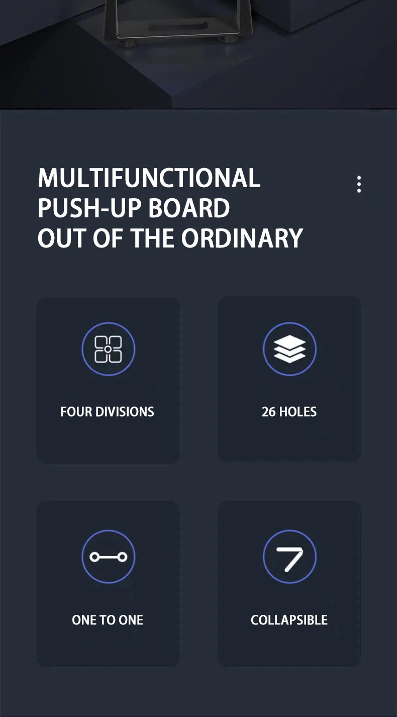 Push-up Board Set – Portable Foldable Fitness Equipment for Chest, Arms, Abdomen & Back Training