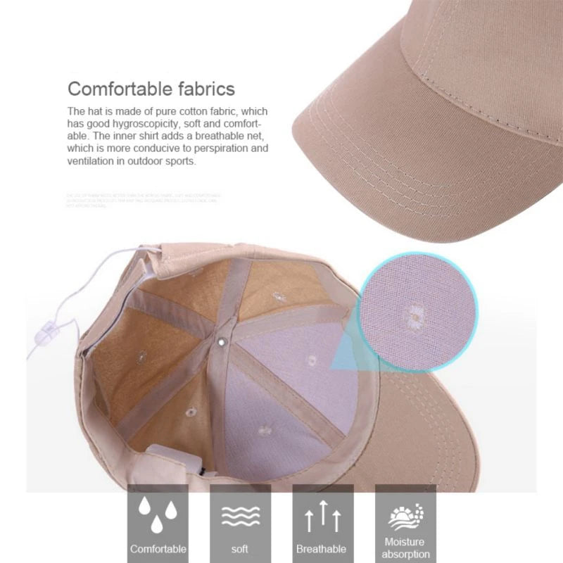 Wireless Bluetooth 5.0 Music Cap – Sport Headphones Hat for Outdoor, Running, and Hands-Free Calls