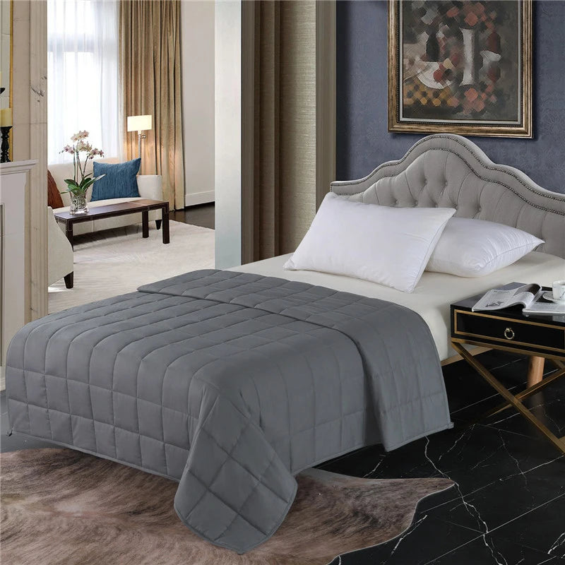 Weighted Blanket for Adults – Decompression Sleep Aid & Anxiety Relief