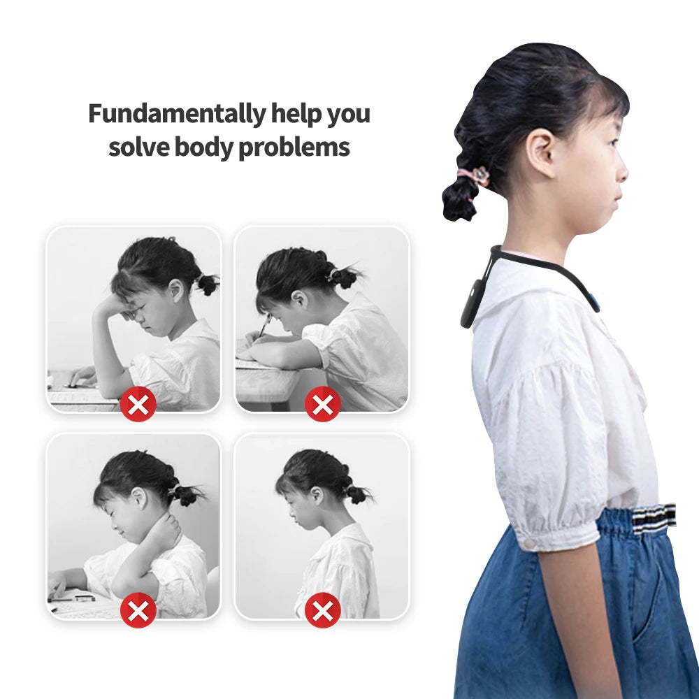 Smart Posture Correction Device – Intelligent Posture Trainer for Adults & Kids