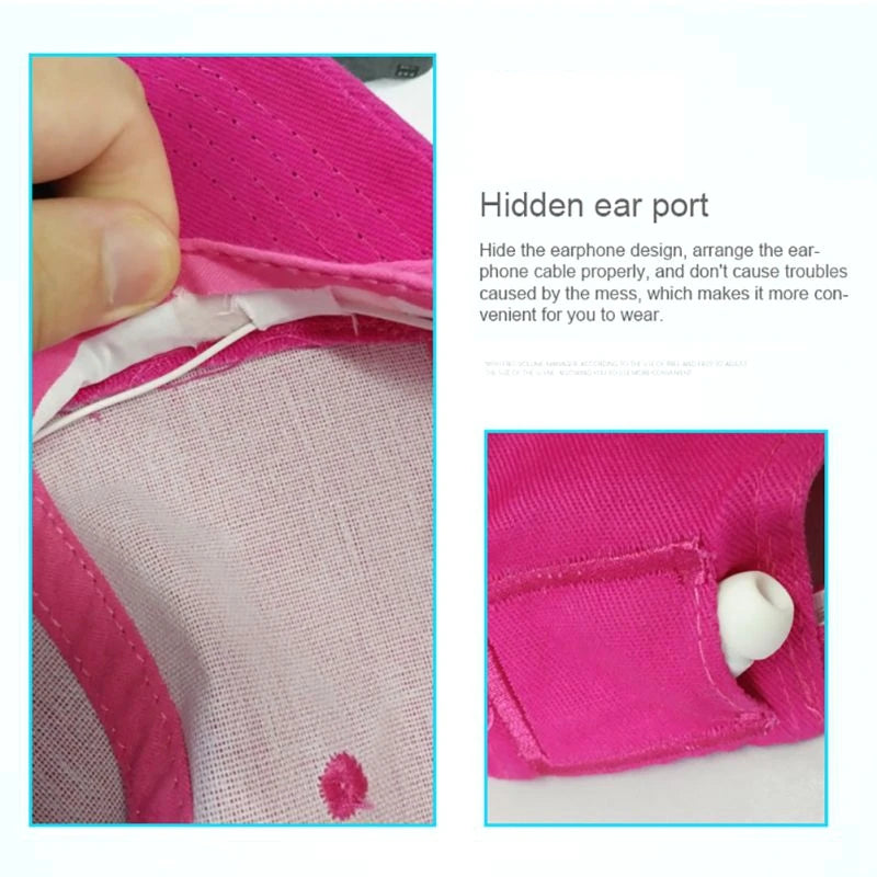 Wireless Bluetooth 5.0 Music Cap – Sport Headphones Hat for Outdoor, Running, and Hands-Free Calls