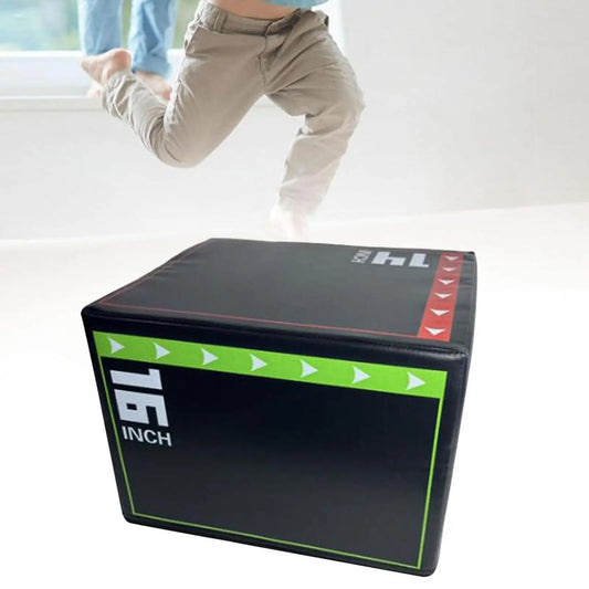 3-in-1 Plyometric Jump Box – Portable Strength & Conditioning Training Equipment