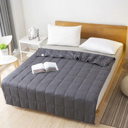 Weighted Blanket for Adults – Decompression Sleep Aid & Anxiety Relief