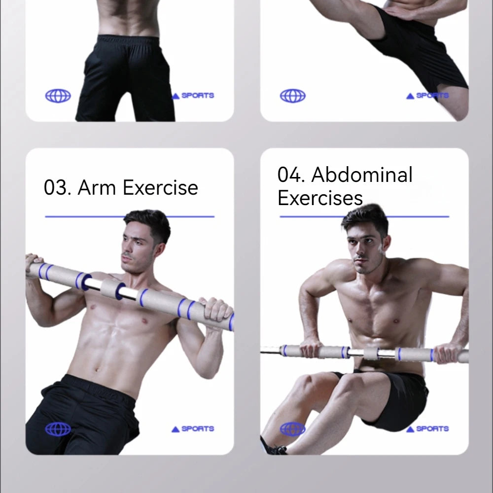 Telescopic Doorway Pull Up Bar – Adjustable Non-Slip Home Gym Fitness Equipment for Strength Training