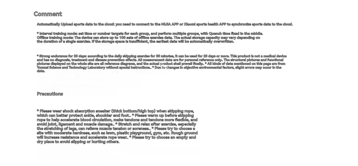 Xiaomi Mijia Smart Jump Rope 2 Bluetooth Fitness Weight Loss Exercise Counting Gravity Ball Skipping Fat Burning For Mihome APP