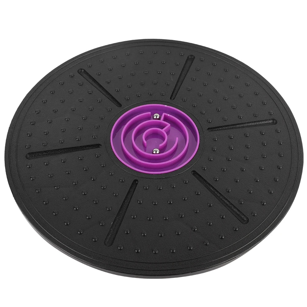 Balance Board Labyrinth Fitness Disc – Yoga, Core, and Stability Trainer (Purple)