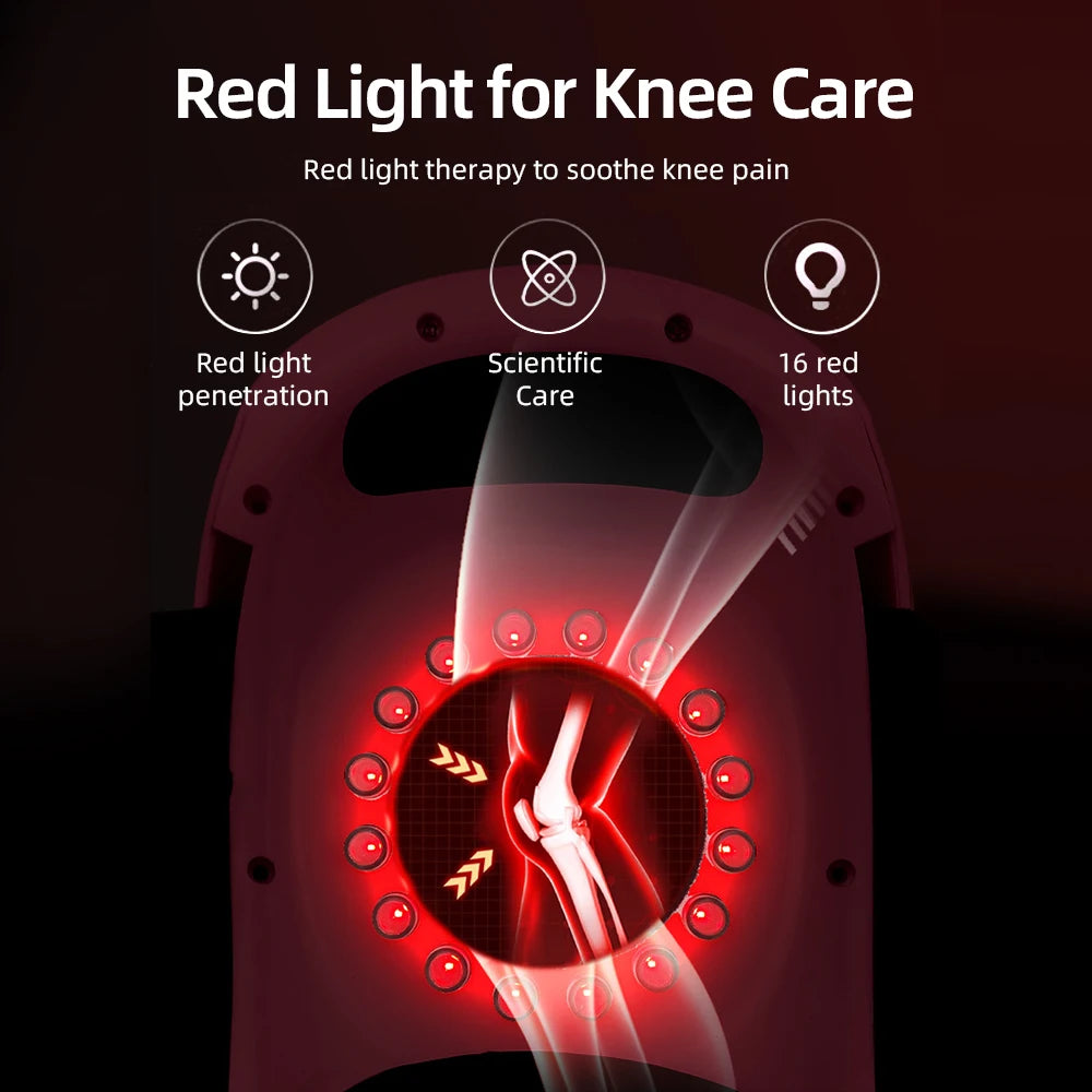 Smart Hot Compress Knee Relaxing Massager – Infrared Laser Heat & Vibration Therapy