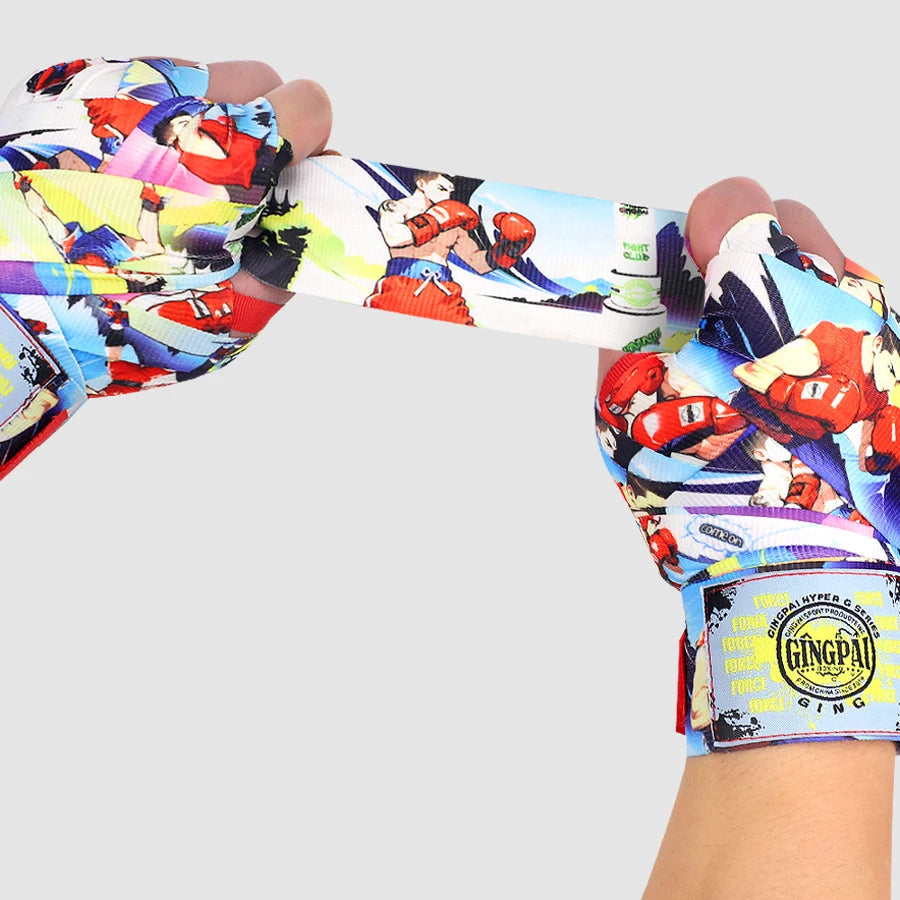 1.5M/3M/5M Boxing straps, hand straps, adult and child hand wraps, combat Muay Thai straps, hand bandages with slight elasticity Champions Clubs