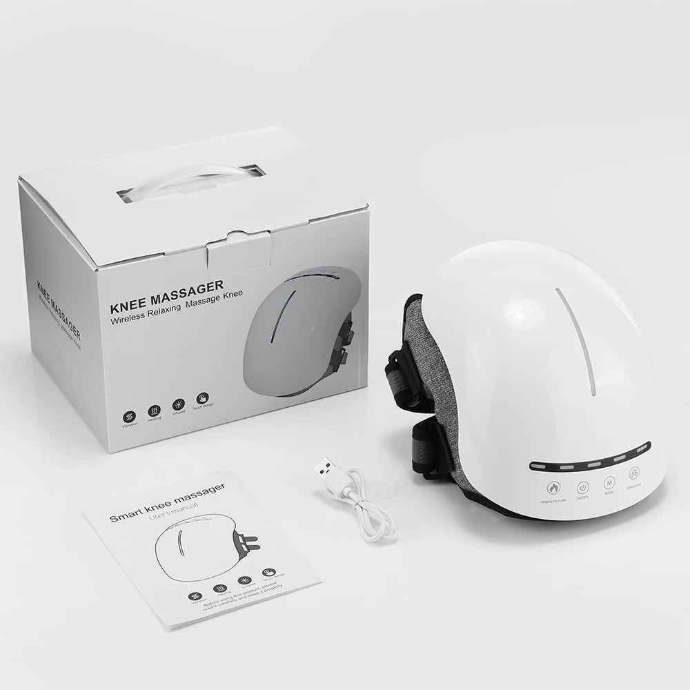 Smart Hot Compress Knee Relaxing Massager – Infrared Laser Heat & Vibration Therapy