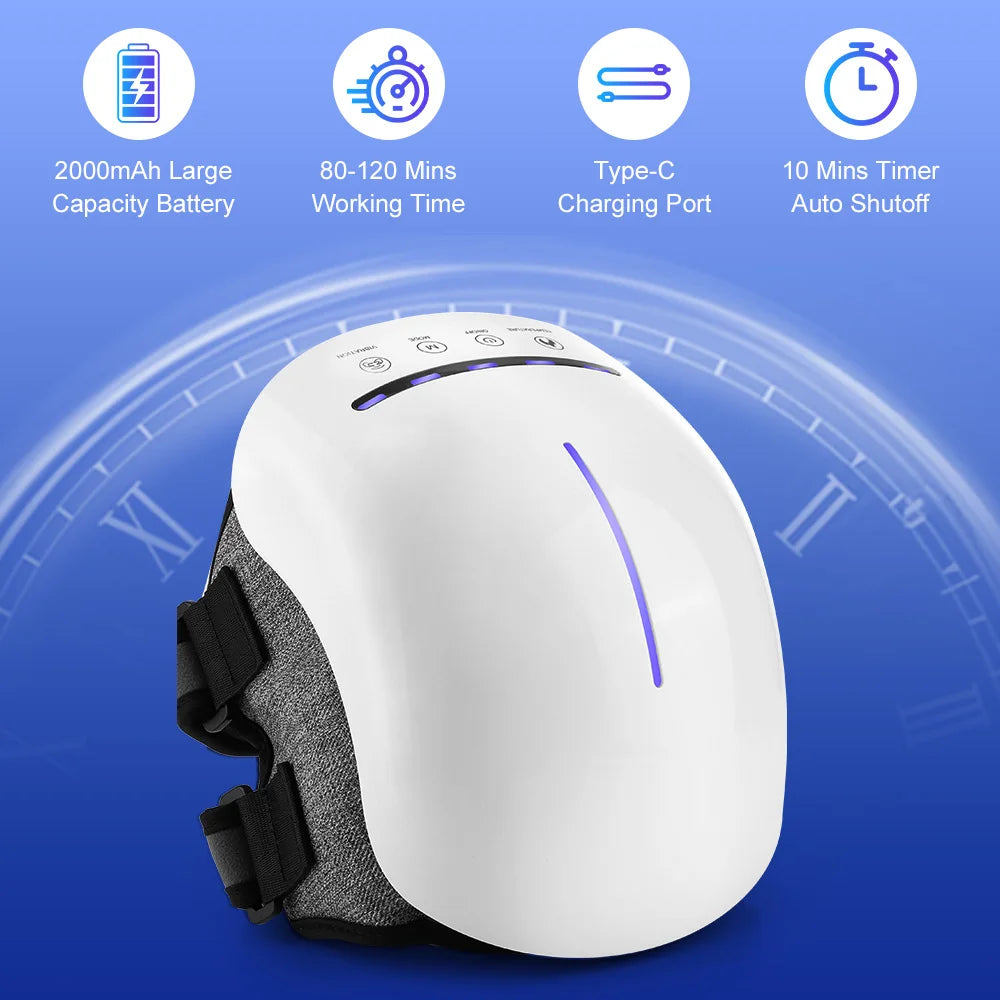 Smart Hot Compress Knee Relaxing Massager – Infrared Laser Heat & Vibration Therapy