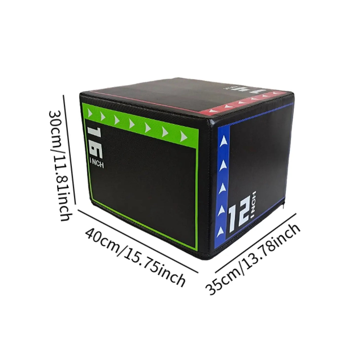 3-in-1 Plyometric Jump Box – Portable Strength & Conditioning Training Equipment