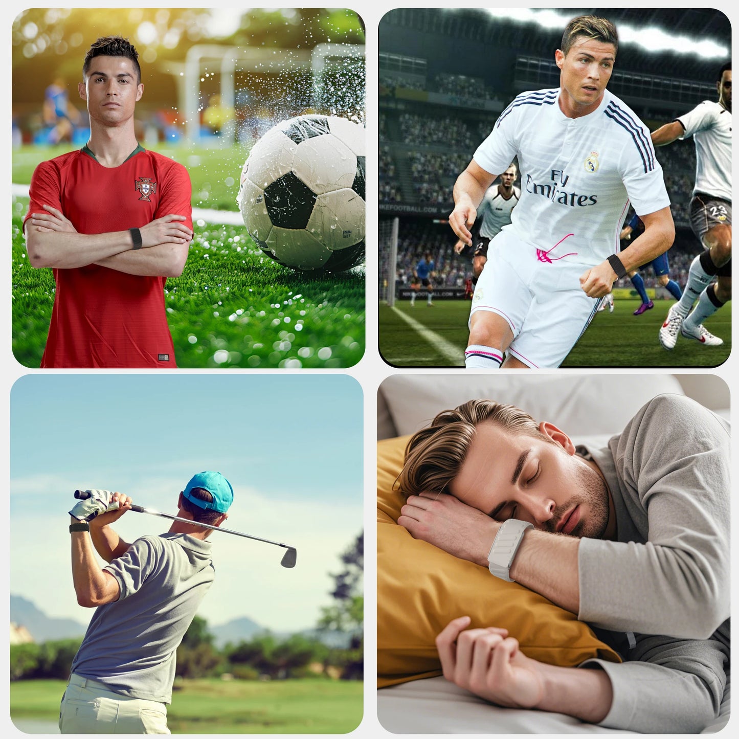 WHOOP SportFlex Wrist Band – Soft Silicone, Waterproof & Sweatproof, 4.0 Compatible