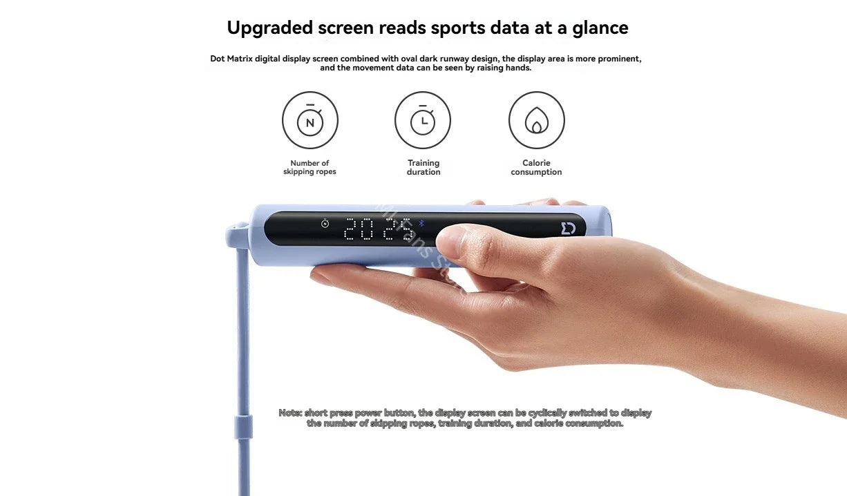 Xiaomi Mijia Smart Jump Rope 2 Bluetooth Fitness Weight Loss Exercise Counting Gravity Ball Skipping Fat Burning For Mihome APP