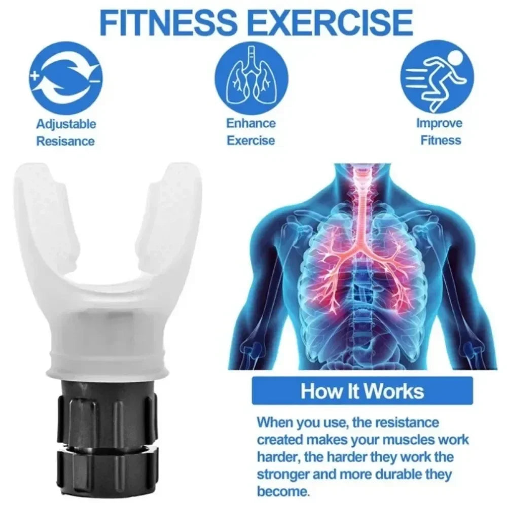 Breathing Exercise for Lungs – Portable Lung Fitness & Endurance Trainer
