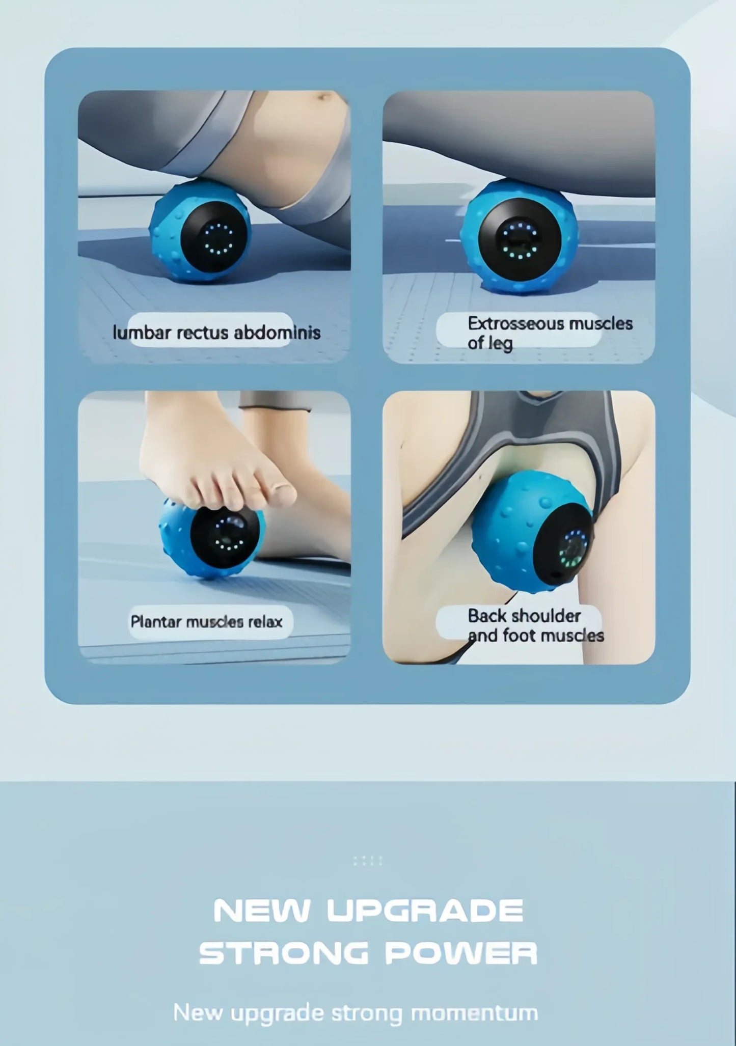 Electric Vibration Massage Ball – Deep Tissue Muscle Relaxation & Recovery Device