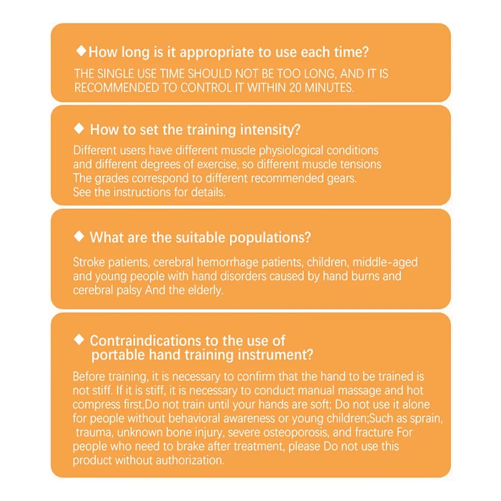 Hemiplegia Rehabilitation Robot Glove – Stroke Recovery & Finger Training Device for Hand Function Restoration