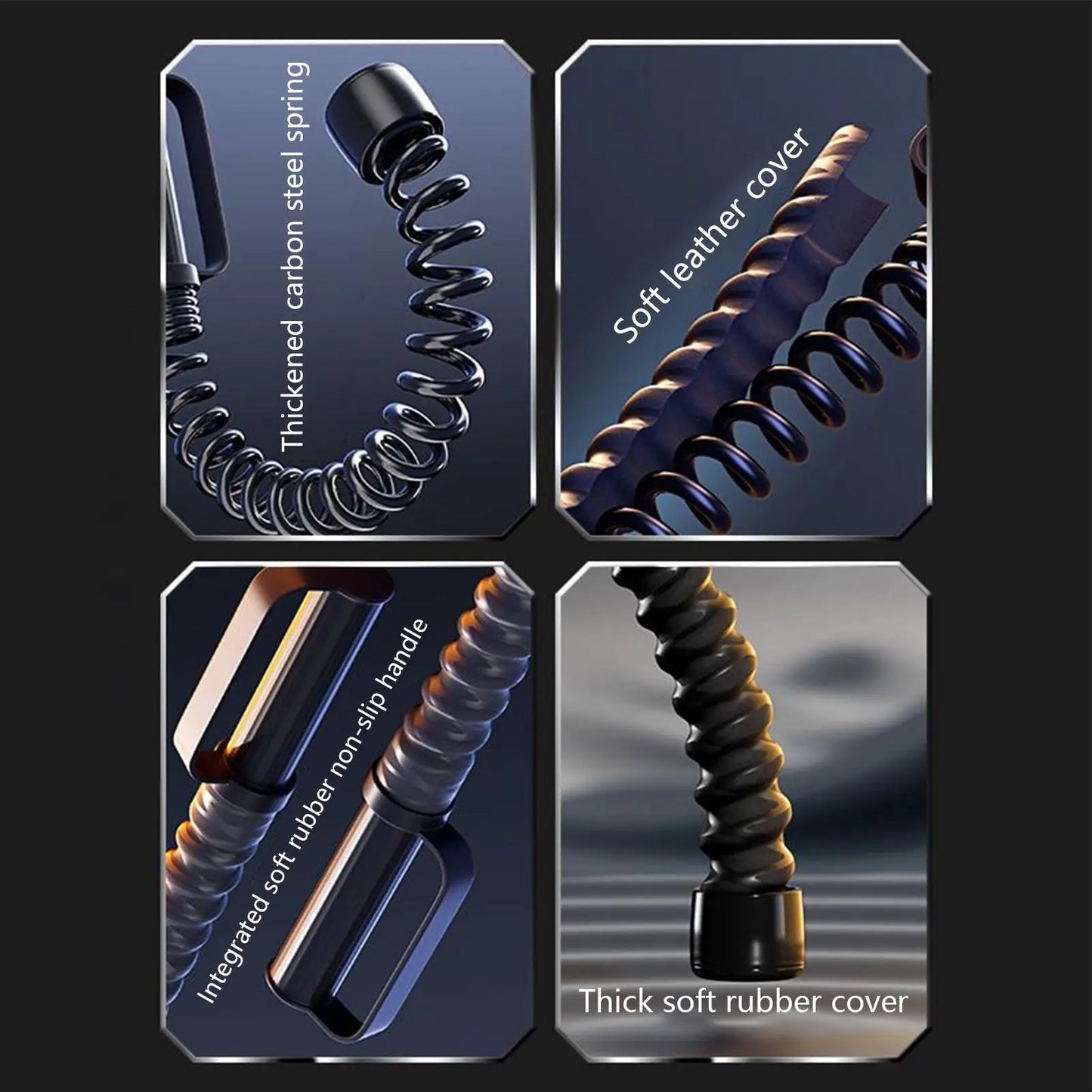 2 Piece Battle Ropes – Portable Home Gym Exercise & Muscle Building Workout Ropes