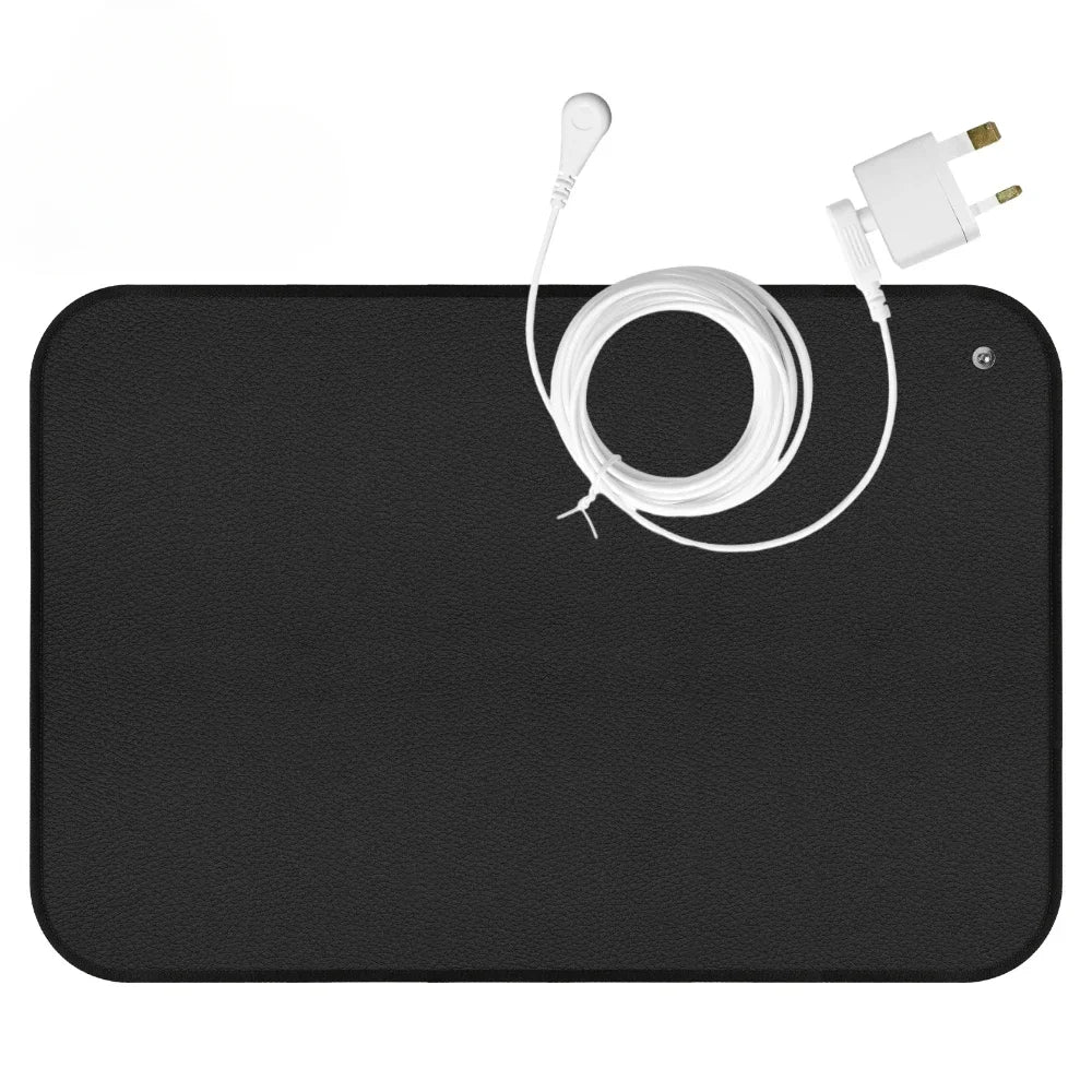 Grounding Mat Earth Connected Therapy – EMF Protection & Recovery Yoga Mat for Better Sleep, Energy, and Foot Therapy