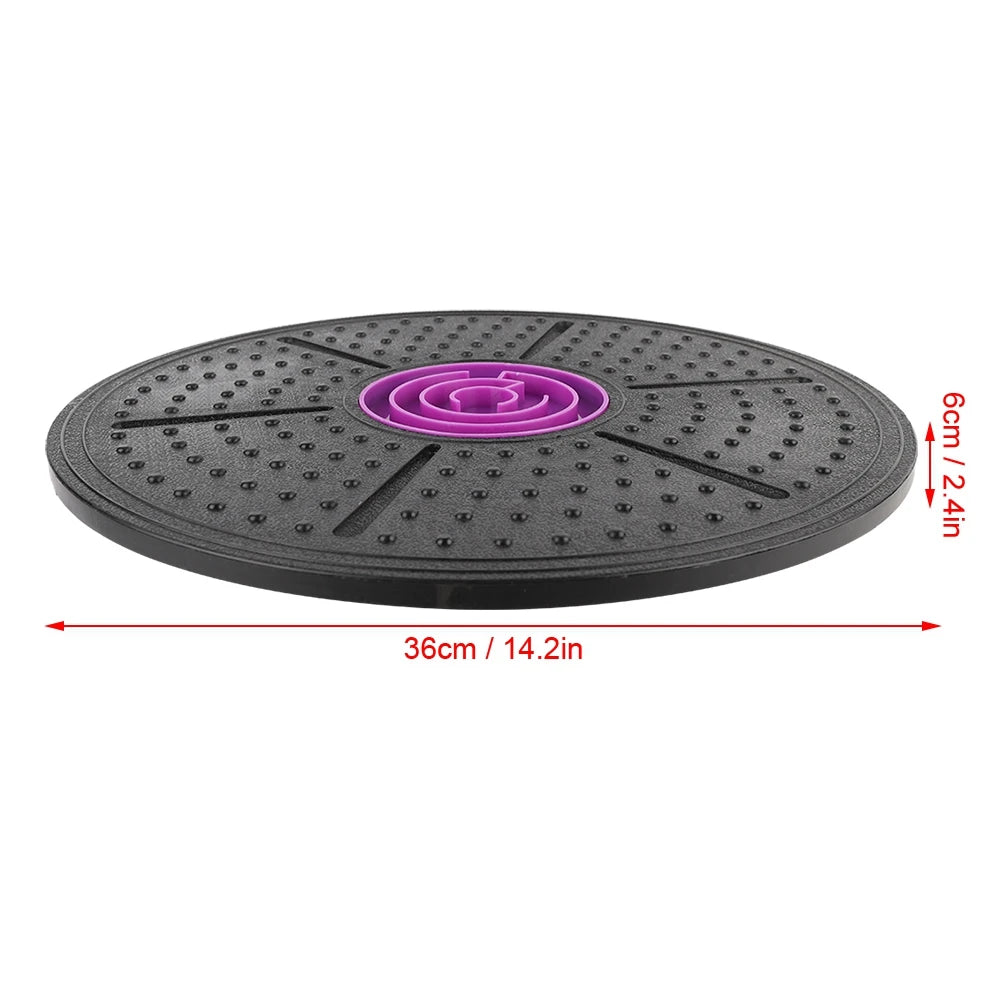 Balance Board Labyrinth Fitness Disc – Yoga, Core, and Stability Trainer (Purple)