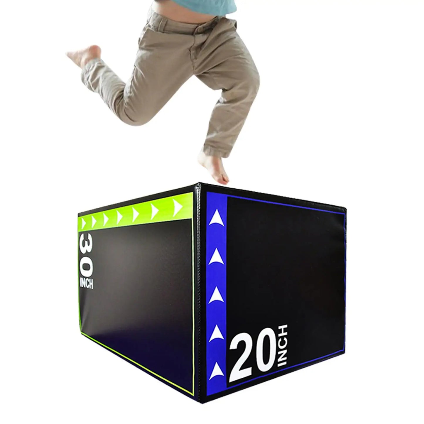 3-in-1 Plyometric Jump Box – Portable Strength & Conditioning Training Equipment