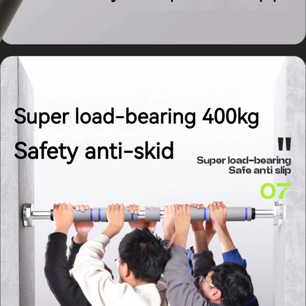 Telescopic Doorway Pull Up Bar – Adjustable Non-Slip Home Gym Fitness Equipment for Strength Training