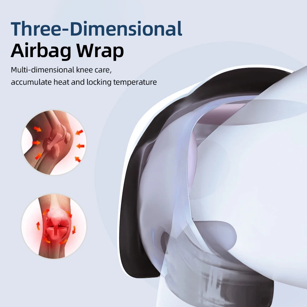 Smart Hot Compress Knee Relaxing Massager – Infrared Laser Heat & Vibration Therapy