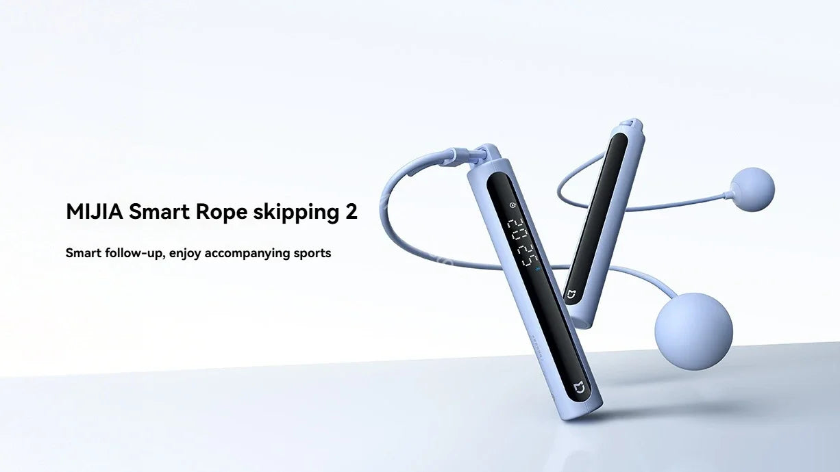 Xiaomi Mijia Smart Jump Rope 2 Bluetooth Fitness Weight Loss Exercise Counting Gravity Ball Skipping Fat Burning For Mihome APP