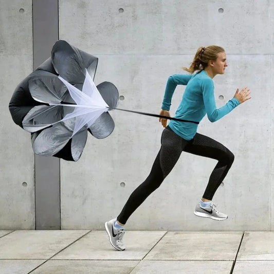 Adjustable Speed Parachute Agility Training Umbrella — Football, Soccer, Resistance Running Chute, Speed & Agility Trainer