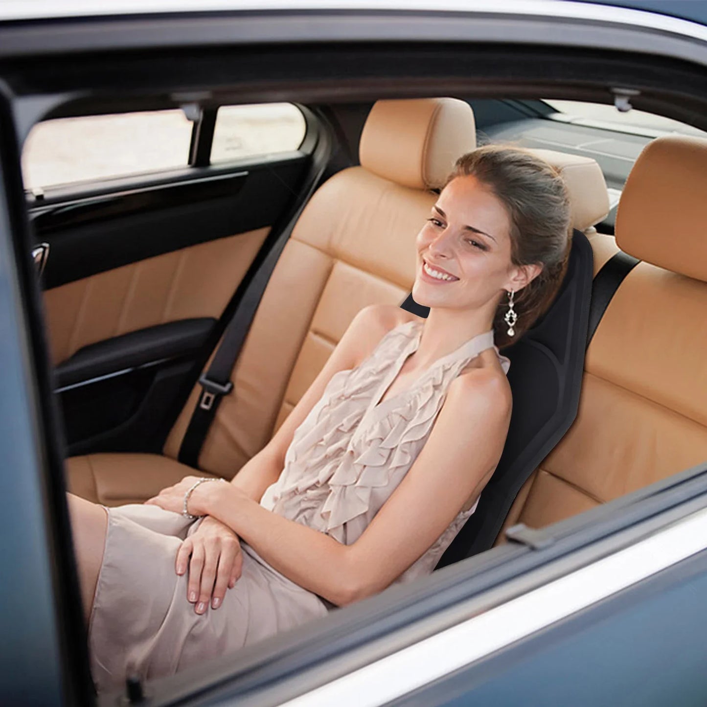 Electric Back Massager – Infrared Full-Body Massage Cushion with Heating & Vibration