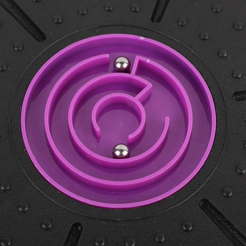 Balance Board Labyrinth Fitness Disc – Yoga, Core, and Stability Trainer (Purple)