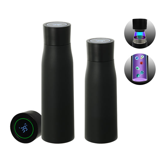 Smart Thermal Water Bottle with LED Temperature Display – 500ml Stainless Steel Insulated Cup