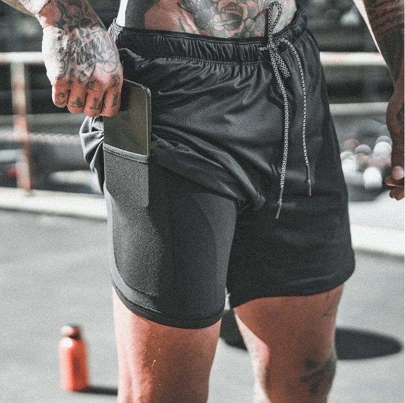 Men’s Pocket Compression Shorts – High-Performance Fit for Running, Training & Recovery - Champions Clubs