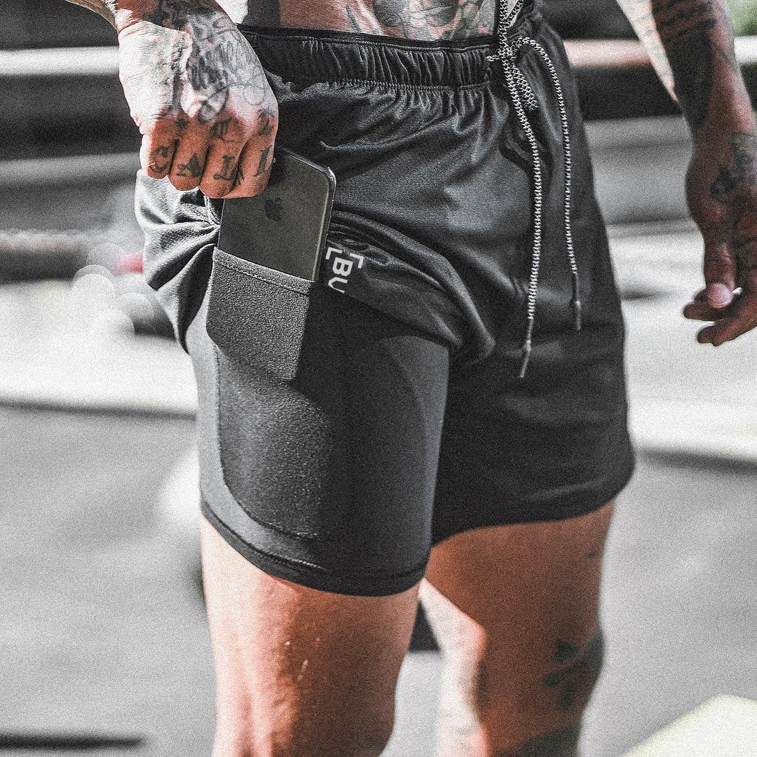Men’s Pocket Compression Shorts – High-Performance Fit for Running, Training & Recovery - Champions Clubs
