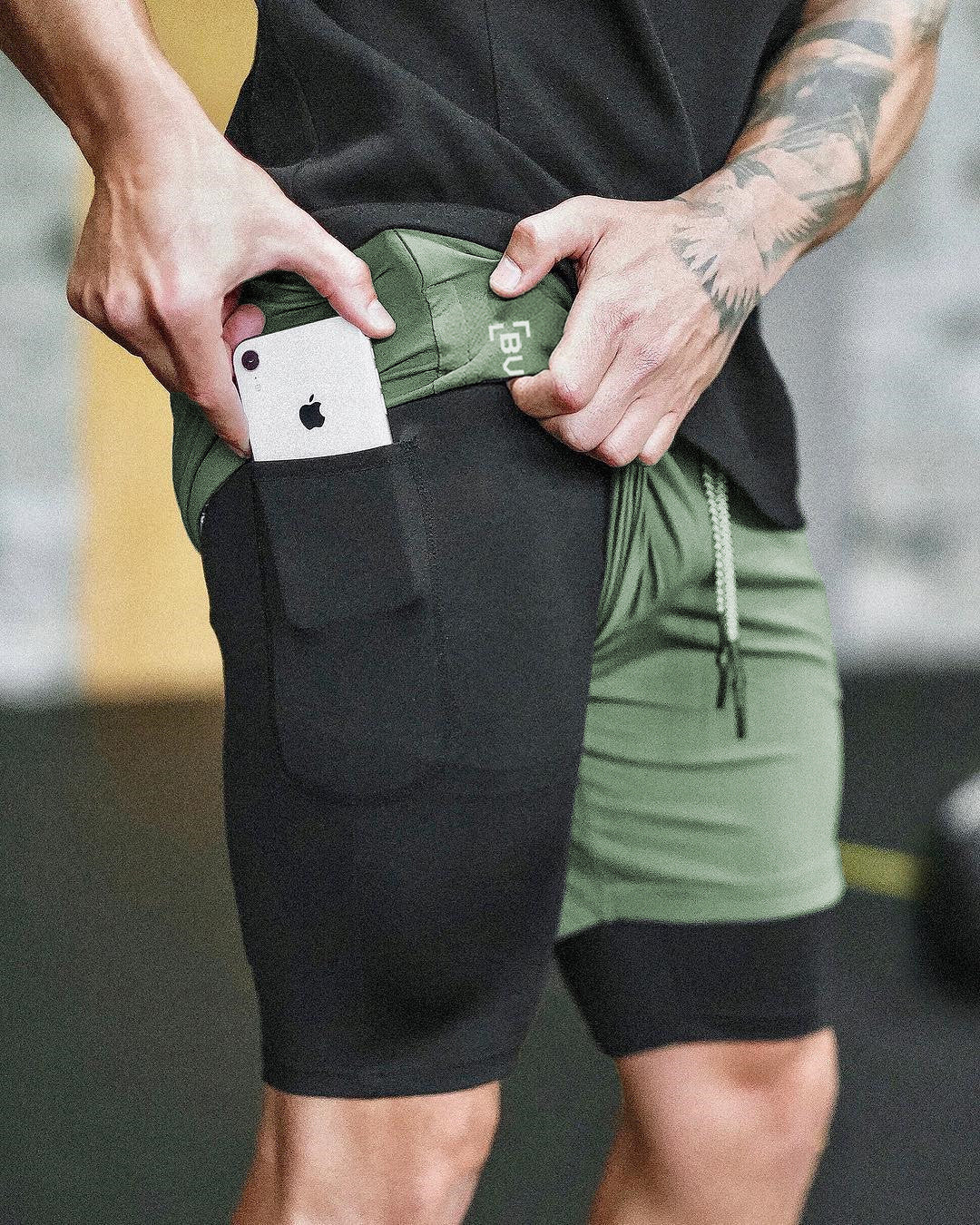Men’s Pocket Compression Shorts – High-Performance Fit for Running, Training & Recovery - Champions Clubs