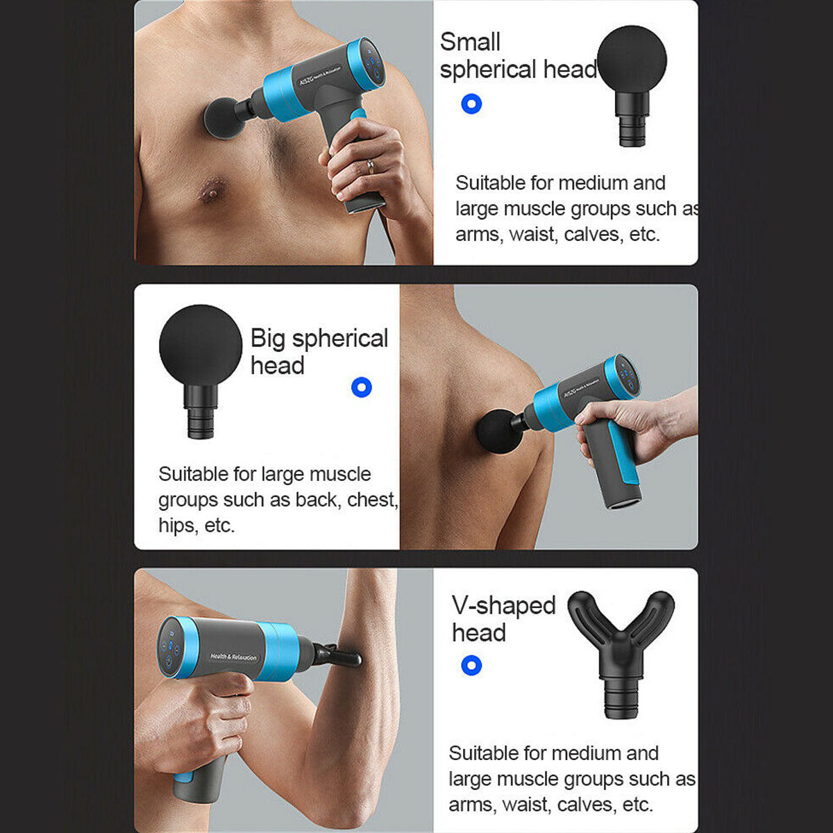 Muscle Massage Gun – Deep Tissue Percussion Massager 6800 RPM