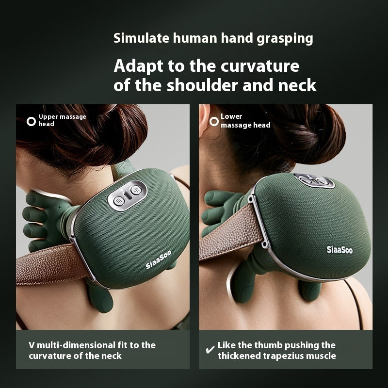 “Wireless Neck & Shoulder Massager – Deep Kneading Back & Shoulder Pain Relief”