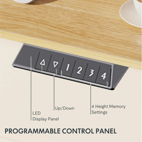 Electric Standing Desk – Adjustable Height Sit & Stand Computer Workstation