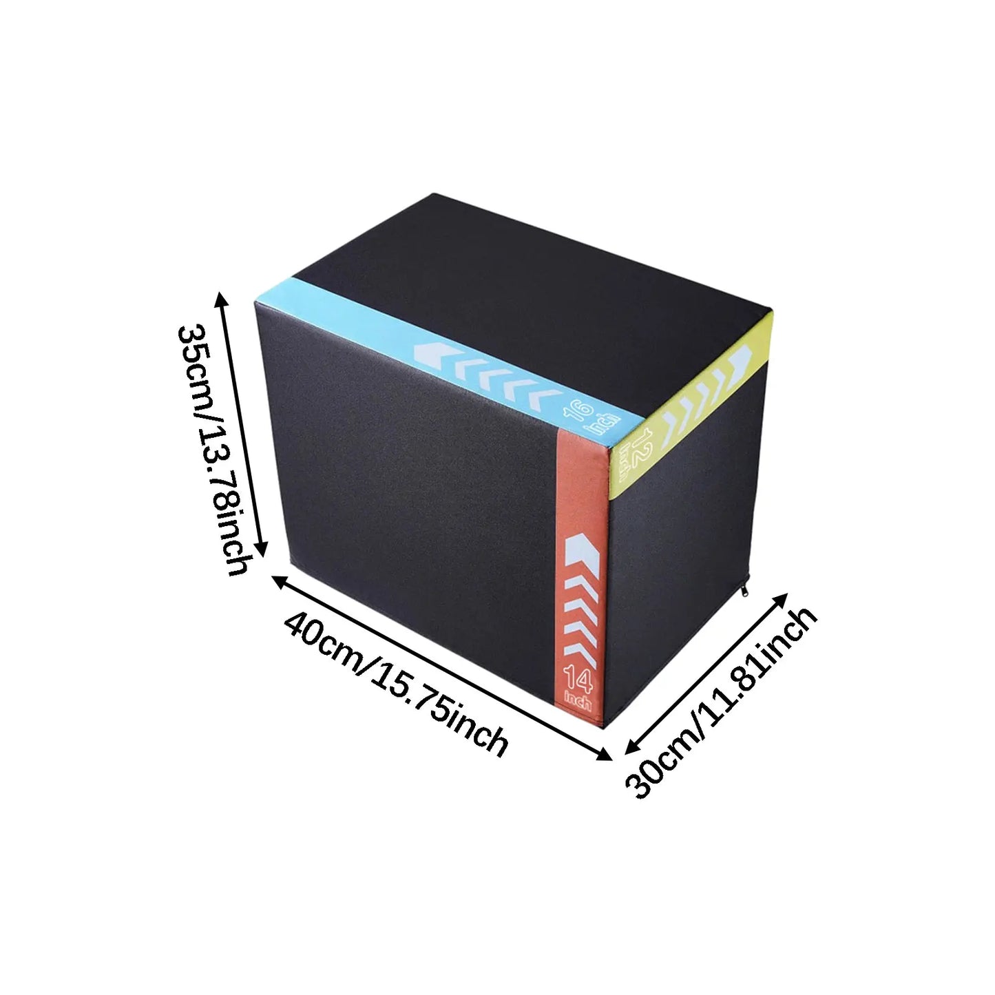 3-in-1 Plyometric Jump Box – Portable Strength & Conditioning Training Equipment