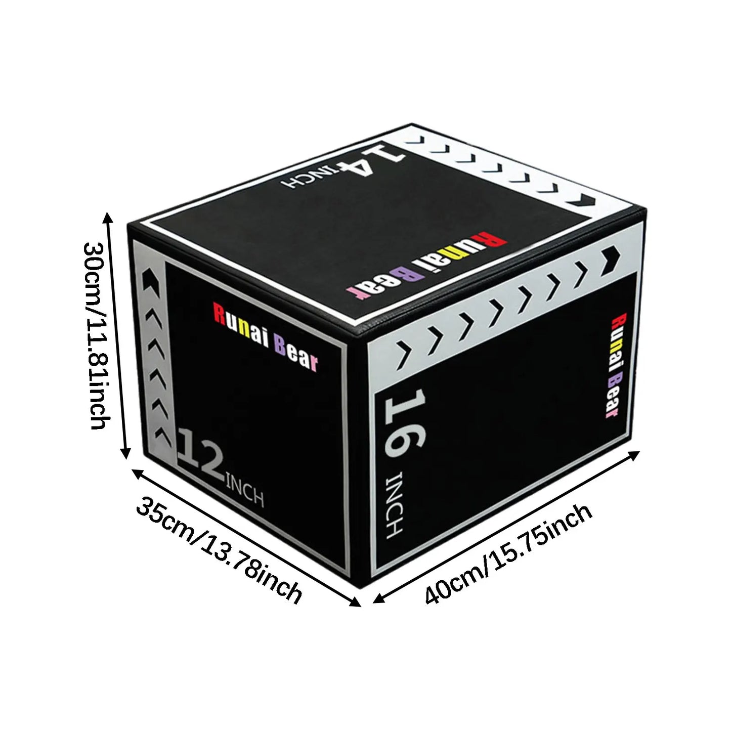 3-in-1 Plyometric Jump Box – Portable Strength & Conditioning Training Equipment