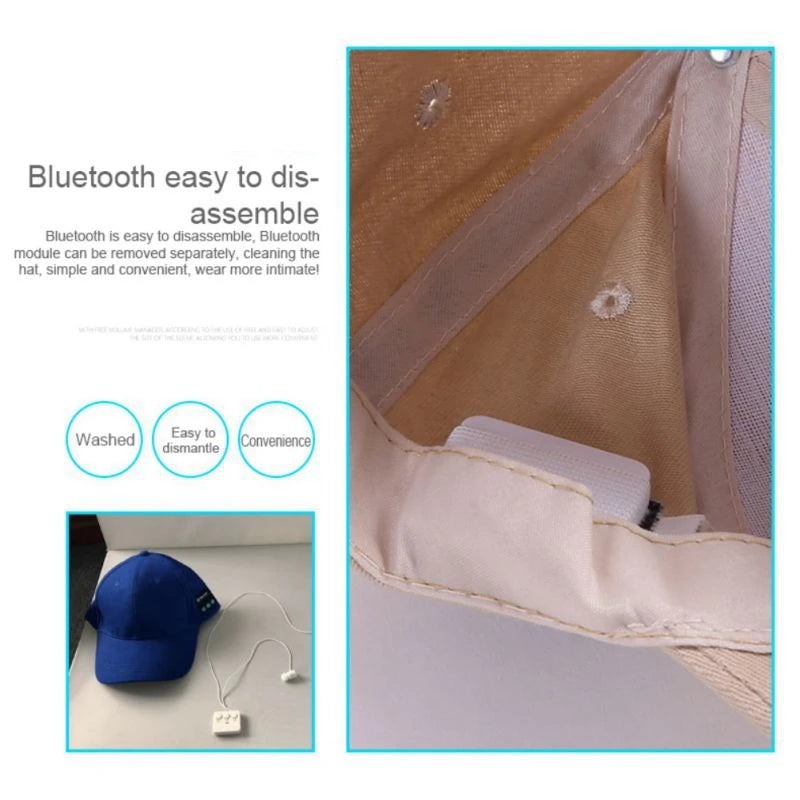 Wireless Bluetooth 5.0 Music Cap – Sport Headphones Hat for Outdoor, Running, and Hands-Free Calls