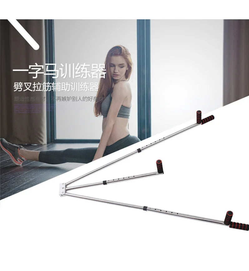 3-Bar Adjustable Leg Stretcher Machine – Stainless Steel Flexibility Trainer for Yoga, Dance & Martial Arts