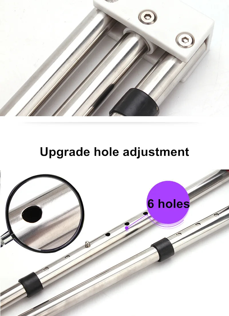 3-Bar Adjustable Leg Stretcher Machine – Stainless Steel Flexibility Trainer for Yoga, Dance & Martial Arts