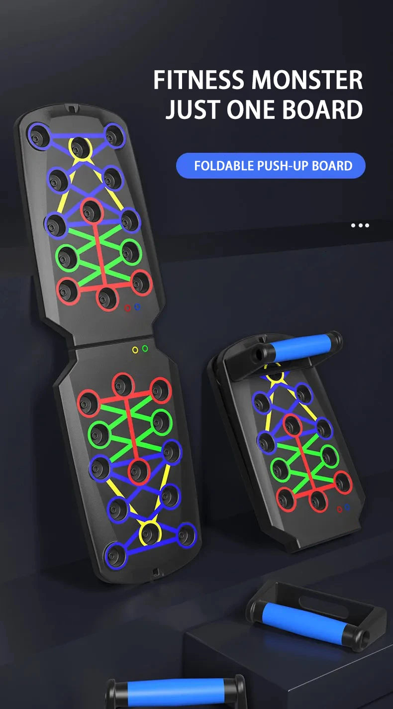 Push-up Board Set – Portable Foldable Fitness Equipment for Chest, Arms, Abdomen & Back Training