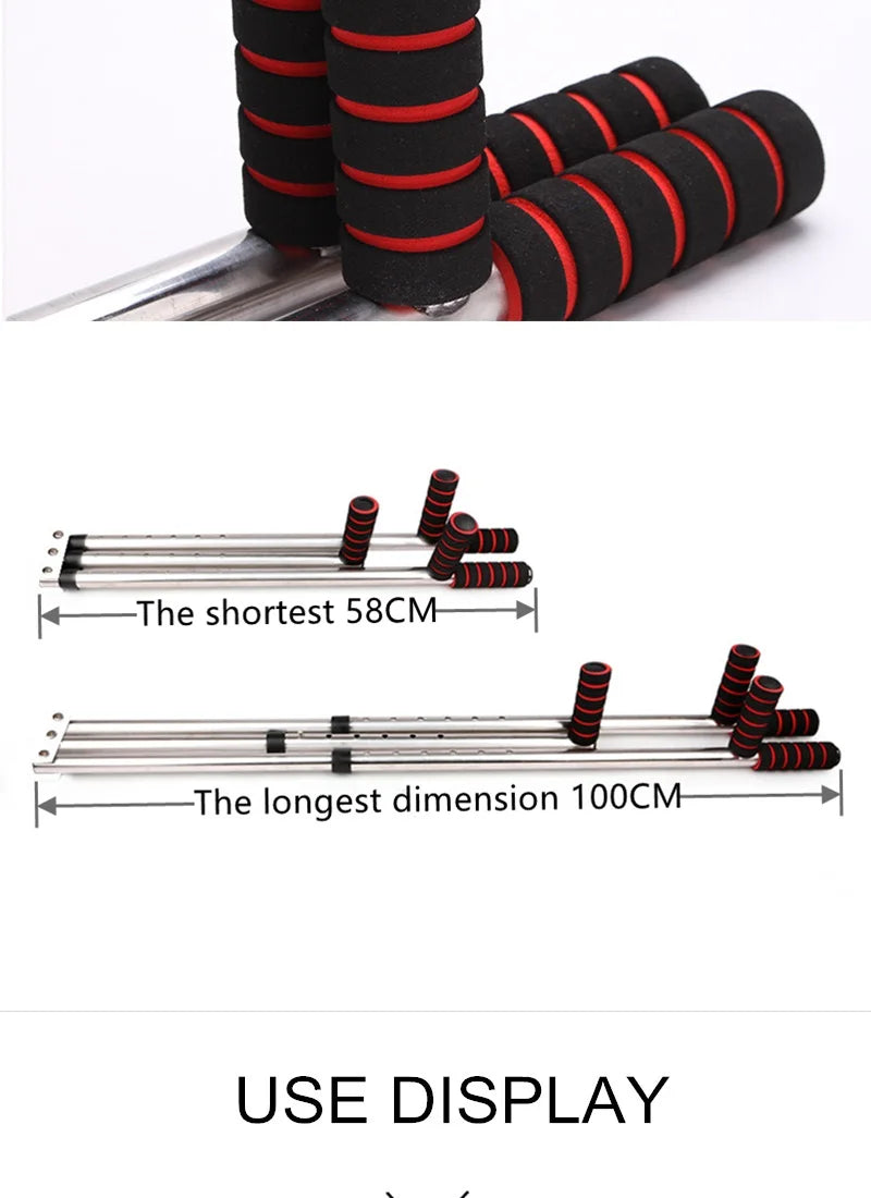 3-Bar Adjustable Leg Stretcher Machine – Stainless Steel Flexibility Trainer for Yoga, Dance & Martial Arts