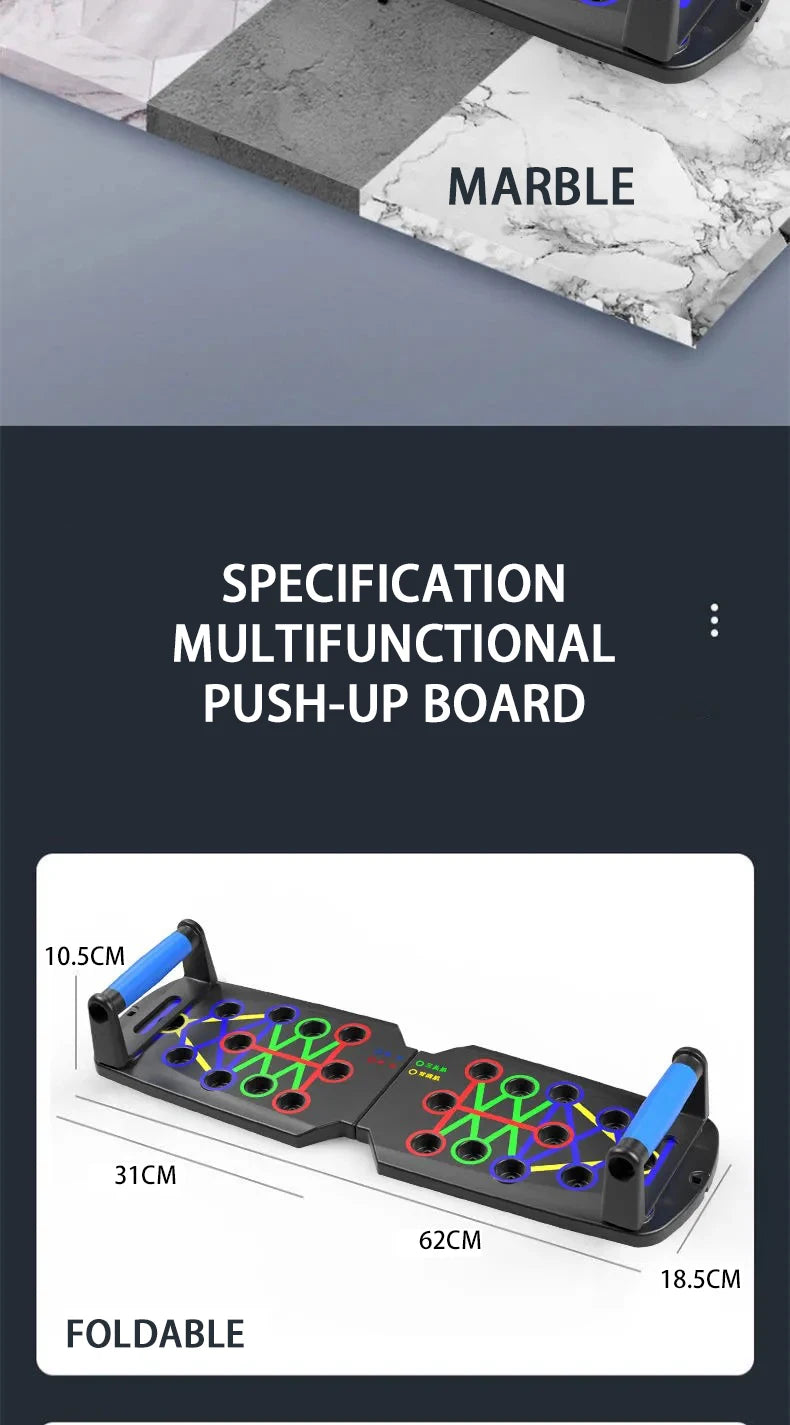 Push-up Board Set – Portable Foldable Fitness Equipment for Chest, Arms, Abdomen & Back Training