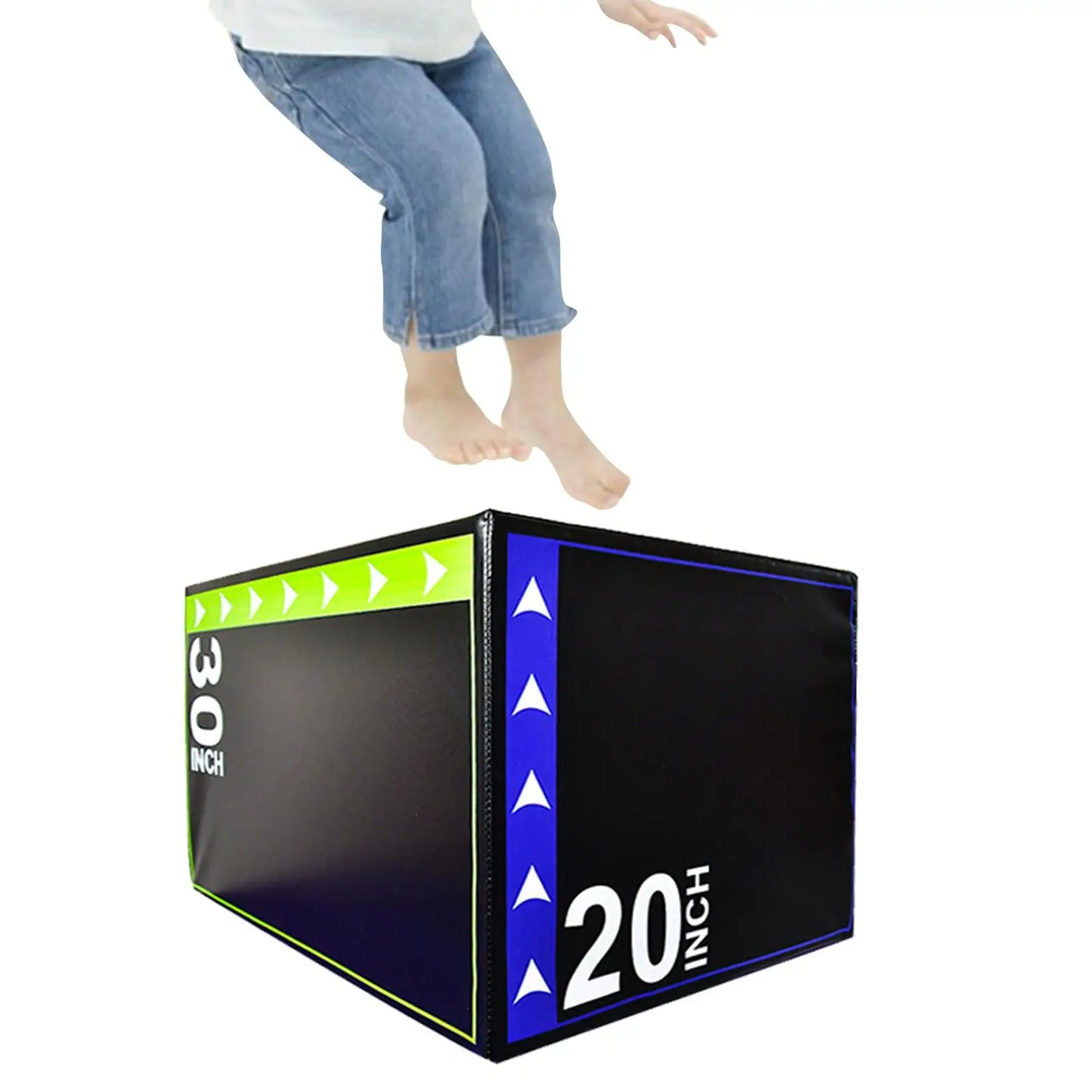 3-in-1 Plyometric Jump Box – Portable Strength & Conditioning Training Equipment