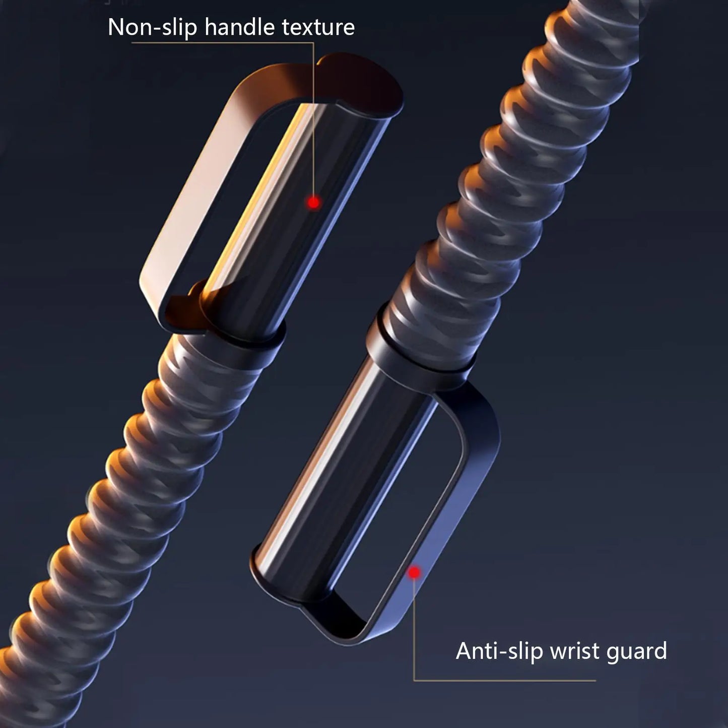 2 Piece Battle Ropes – Portable Home Gym Exercise & Muscle Building Workout Ropes