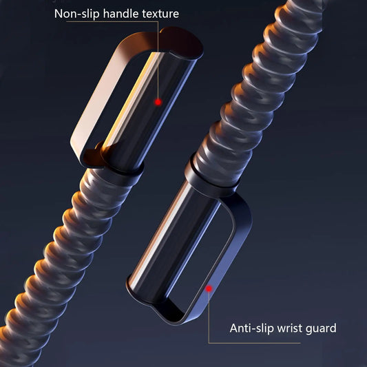 2 Piece Battle Ropes – Portable Home Gym Exercise & Muscle Building Workout Ropes