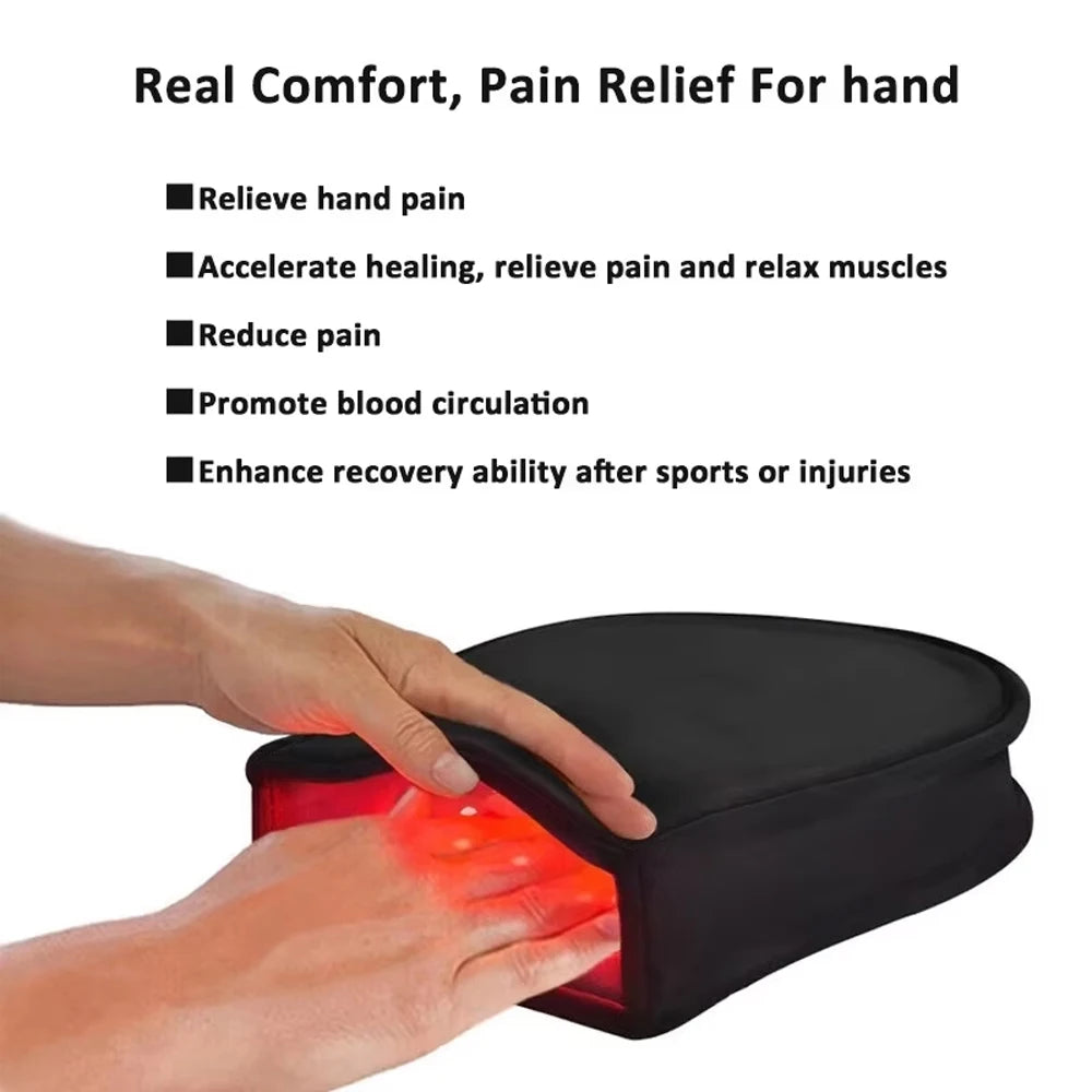 Red & Near Infrared Light Therapy Glove – 660nm + 850nm Dual Wavelength Hand Pain Relief and Recovery Device